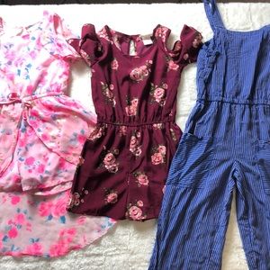 Used Girls rompers and jumpsuit